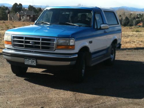 1996 ford bronco 5.8l 4x4, 91k miles!