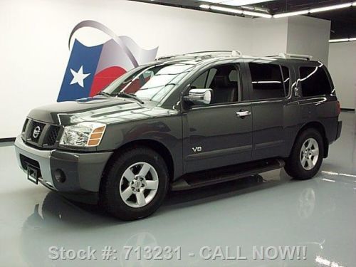 2007 nissan armada se 8-passenger leather dvd video 78k texas direct auto