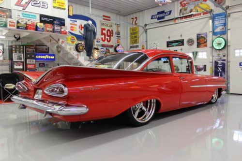 1959 chevy biscayne pro touring show car airride air cond 4 wheel disc brakes