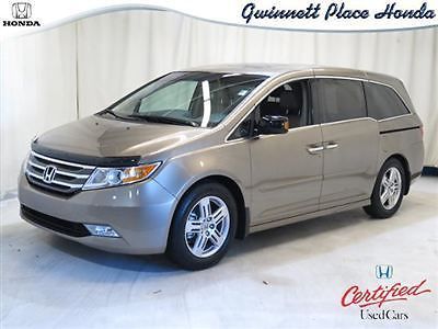 Honda odyssey 5dr touring elite van automatic gasoline 3.5 v6 mocha metallic