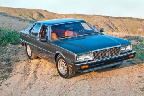 Beautiful 1985 maserati quattropore iii - excellent condition ca car
