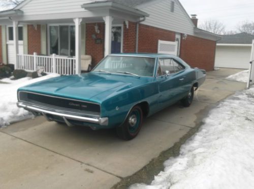 1968 dodge charger 383 4 bbl 727 automatic survivor unrestored mopar original