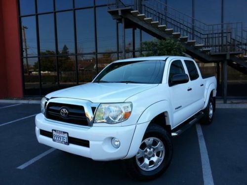 2007 toyota tacoma prerunner double cab v6 4.0l 47k miles white