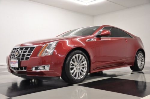 Premium navigation coupe cooled sunroof camera crystal red 2012 2013 cts sale