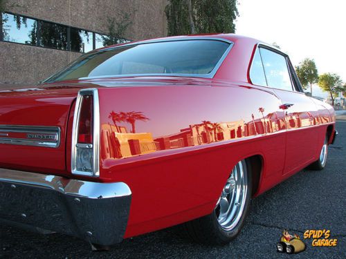1966 chevy ii nova pro-tour resto-mod corvette 350 300hp tpi 700r4 tci ford 9&#034;