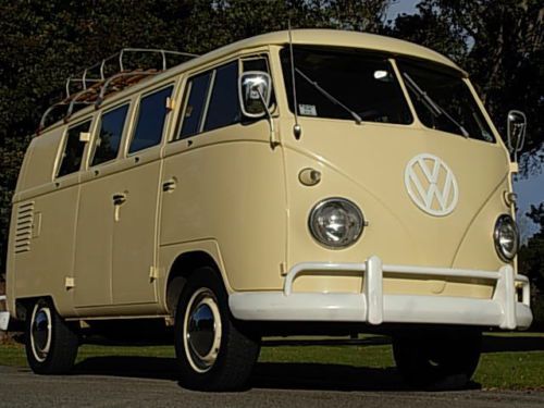 1960 split window vw bus type 2 transporter camper, walk through, volkswagen