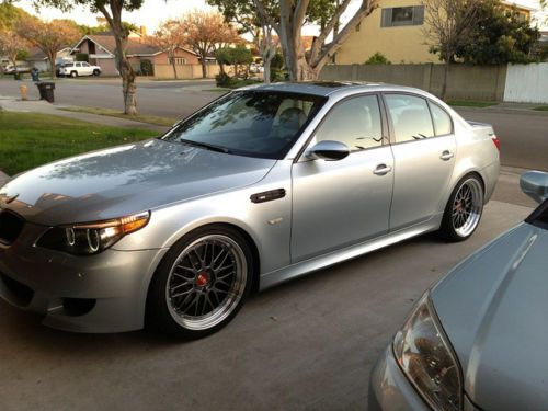 2006 bmw m5 (e60) silverstone metallic / silverstone ii (loaded with goodies)