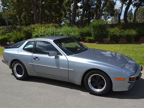 84 porsche 944, sapphire metallic, black interior, 2.5 liter/150hp 4-cyl 5-speed