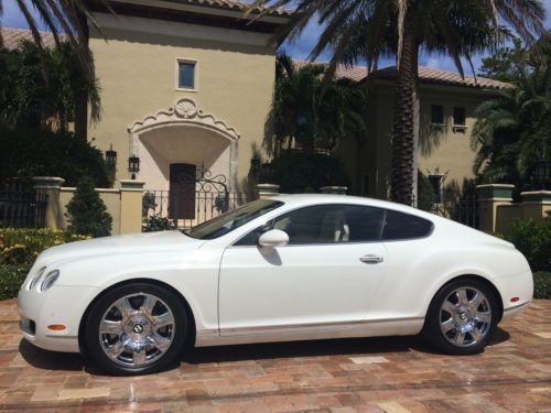 Gorgeous glacier white with magnolia interior and chrome wheels. low miles.