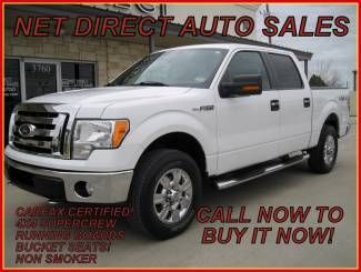 09 supercrew 4wd side steps chrome rims 76k miles net direct auto texas warranty