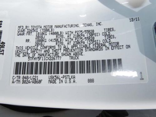 12 4x4 Crewmax Red Rock Leather Power Bluetooth Backup Camera Gas 4WD Alloys AWD, image 52