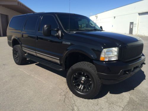 2003 excursion limited 4x4 xd wheels lift tv-dvd 7.3 powerstroke turbo diesel