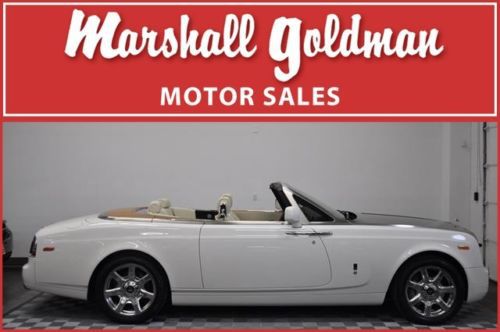 2011 rolls royce drophead coupe english white cream light leather nav 3100 mile