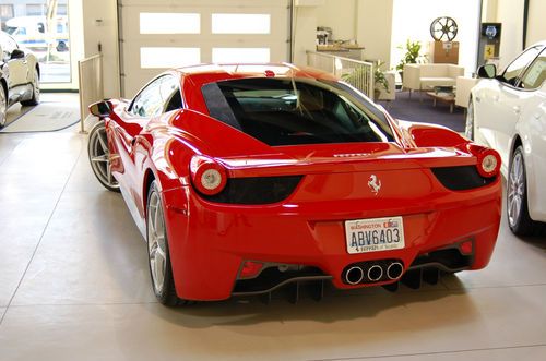 Immaculate kept, 2010 458 ferrari