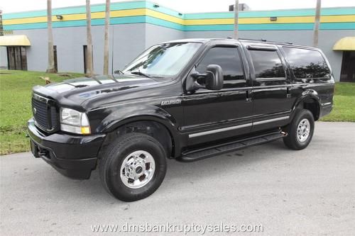 2003 ford excursion 137" wb 6.8l limited 4wd 1 owner us bankruptcy court auction