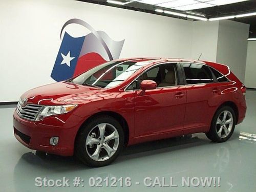 2010 toyota venza leather rear cam 20&#034; wheels 63k miles texas direct auto