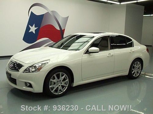 2012 infiniti g37 sport sunroof nav rearview cam 25k mi texas direct auto