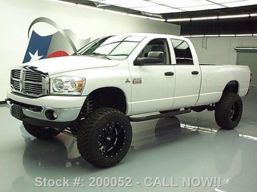 2008 dodge ram 2500 quad 4x4 diesel longbed lifted 46k texas direct auto