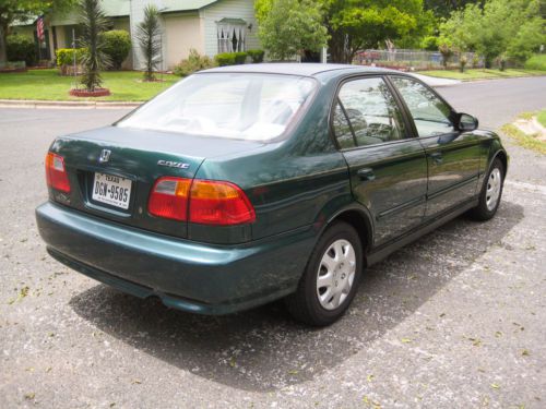 1999 Honda Civic VP Sedan; 130K miles, EXC mechanical, clean, $1100+ service, US $3,400.00, image 2