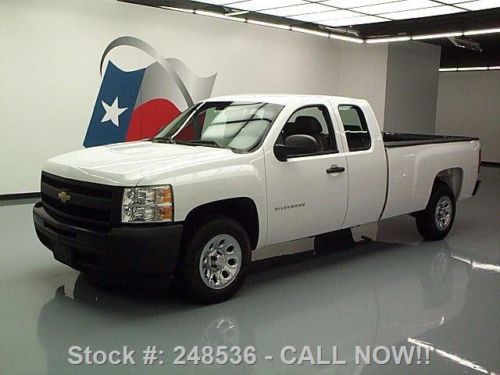 2010 chevy silverado ext cab long bed 5.3l v8 6pass 73k texas direct auto