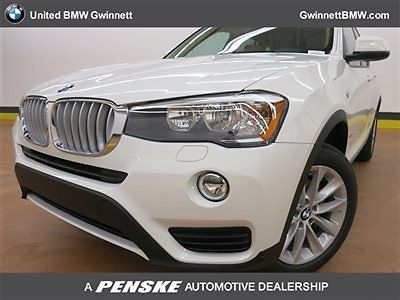 Xdrive28i new 4 dr suv automatic gasoline 2.0l twinpower turbo in-l alpine wht