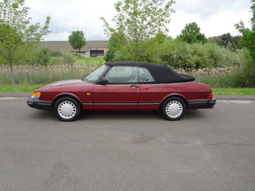 &#039;92 saab 900s convertible! 70k original miles! no reserve! excellent!