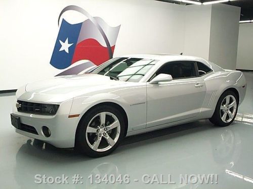 2010 chevy camaro 2lt rs 6speed v6 htd leather 20&#039;s 61k texas direct auto