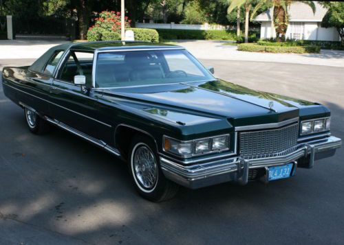 Amazing original low mile survivor -1975 cadillac coupe de ville - 20k orig mi