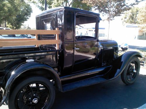 1929 ford model a closed cab pick-up