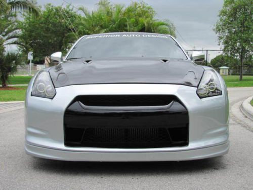SILVER, 1000 HP! Custom Interior! Carbon Fiber, Wing, Strasse Wheels, WICKED! FL, image 10