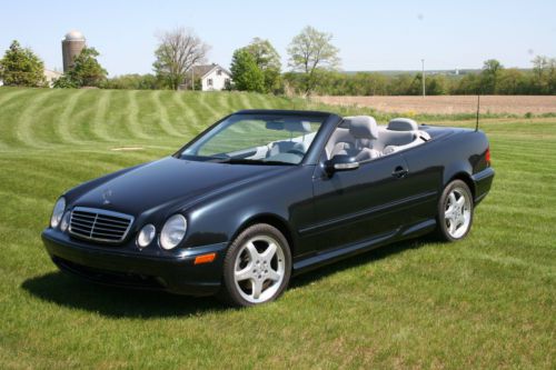 2003 mercedes-benz clk430 base convertible 2-door 4.3l very low mileage