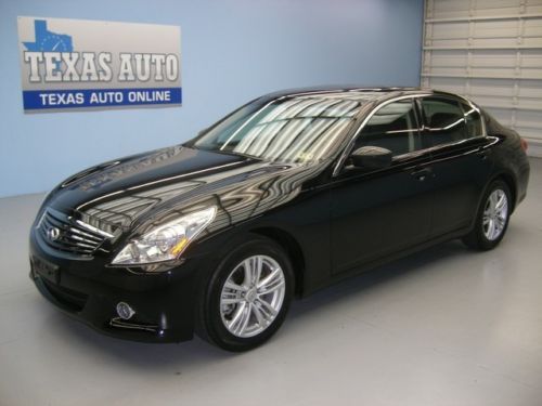 We finance!!!  2011 infiniti g25 journey roof heated leather 17k mi texas auto