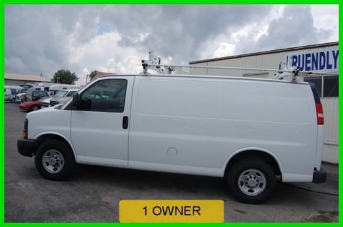 2008 chevy 2500 cargo express wheather gaurd ladder rack loaded power pkg nice