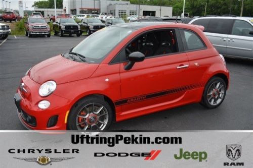 Abarth manual 1.4l cd turbocharged front wheel drive power steering abs a/c