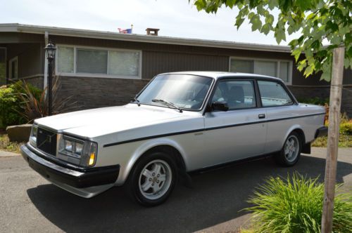 1983 volvo 242 glt turbo coupe - restored - no reserve - 240 silver