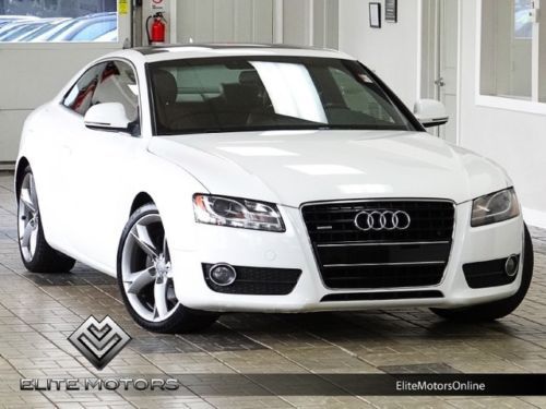 08 audi a5 coupe quattro navi gps heated seats back up cam keyless go pano roof