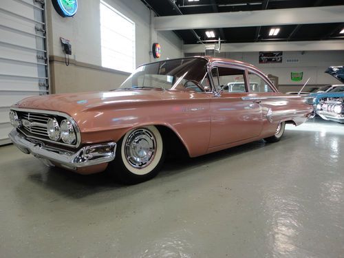 1960 belair  air ride suspension cream puff  hot rod clean low mile grandma car