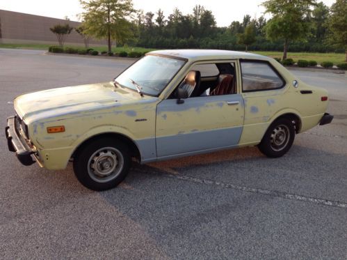 1979 toyota corolla custom sedan 2-door 1.2l