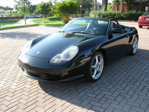 2004 porsche boxster s covertible manual transmission  one owner clean carfax