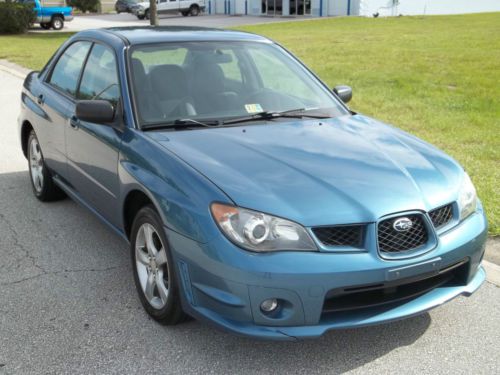 Rare 5 speed manual transmission 2007 subaru impreza all-wheel drive sedan nice