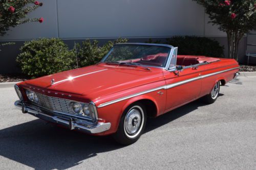 1963 plymouth fury convertible - 45,000 miles