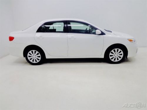 We Finance! 13 Corrolla LE White 15K Certified 1.8L I4 16V FWD Sedan Great MPG!, image 2