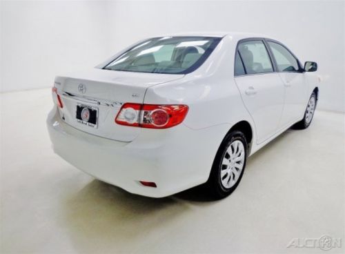 We Finance! 13 Corrolla LE White 15K Certified 1.8L I4 16V FWD Sedan Great MPG!, image 3