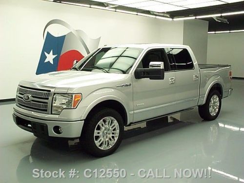 2011 ford f-150 platinum crew ecoboost sunroof rear cam texas direct auto