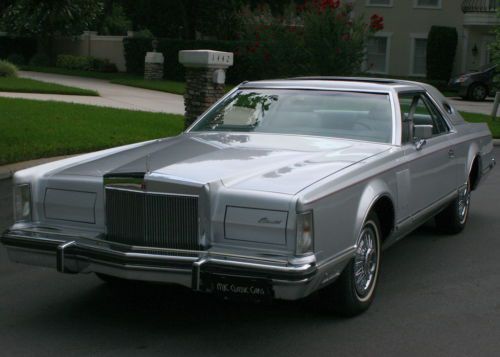 Elegant moonroof survivor - 1979 lincoln mark v coupe-  36k orig mi