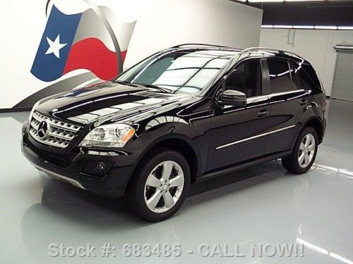 2011 mercedes-benz ml350 4matic awd sunroof nav 46k mi texas direct auto