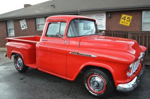 1956 chevrolet 3100 frame off restoration nut and bolt 283 v8 a/c classic chevy