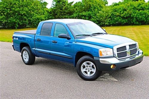 2005 dodge dakota slt 4x4 crew cab pickup truck for sale~allow rims~magnum v8