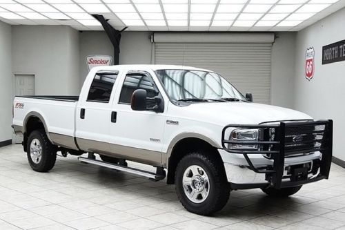 2006 ford f350 diesel 4x4 srw lariat long bed heated leather texas truck