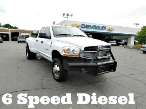 2006 dodge ram 3500 laramie 6 speed cummins turbo diesel 4x4 dually pickup truck